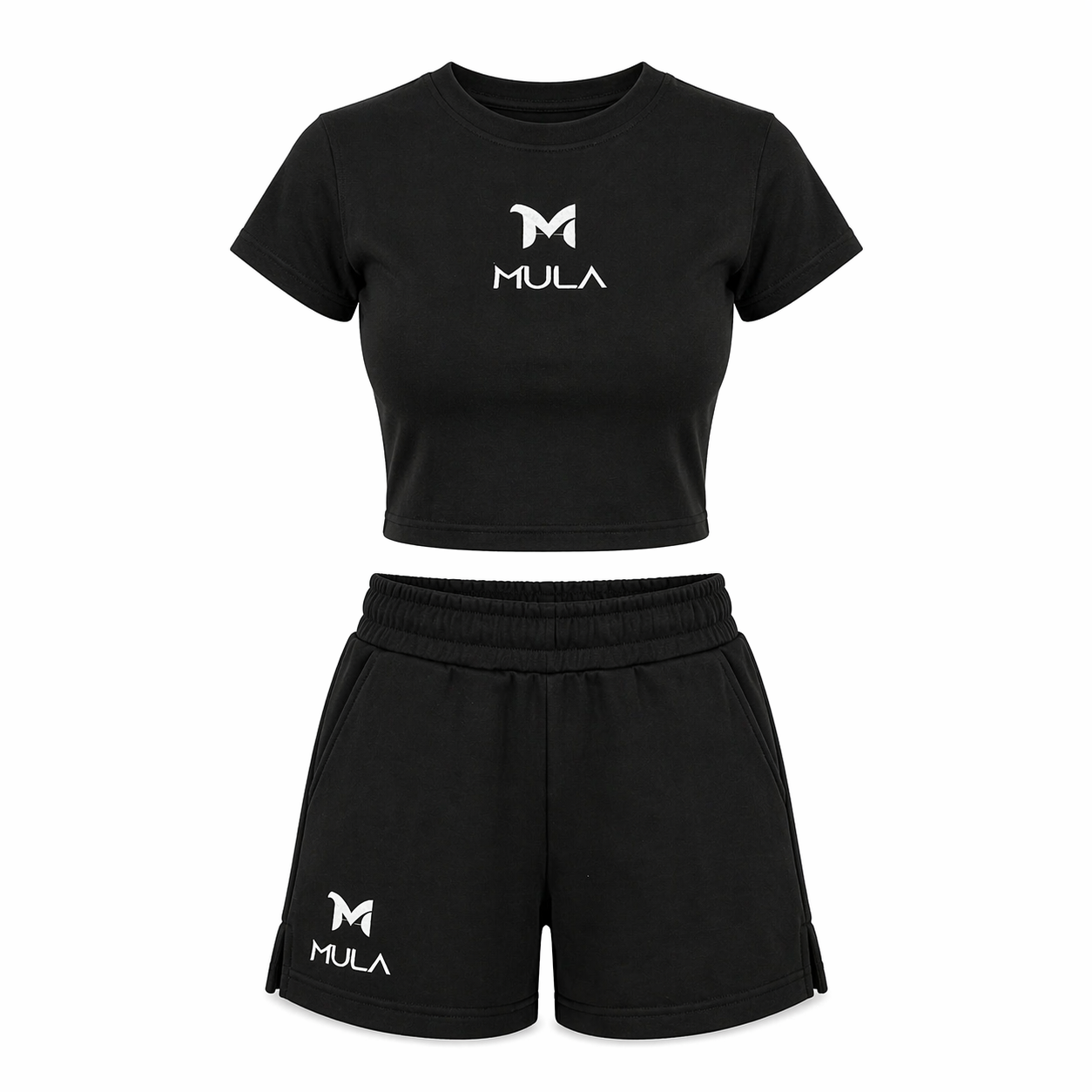 Black short set