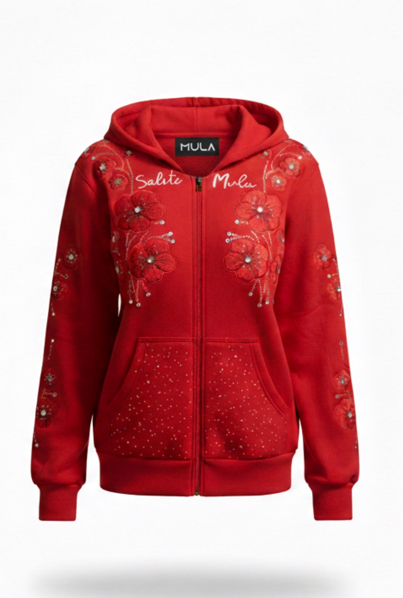 Salutemula Red Hoodie