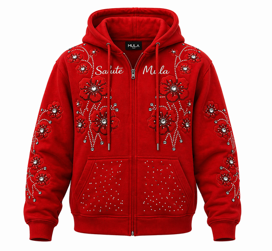 Salutemula Red Hoodie